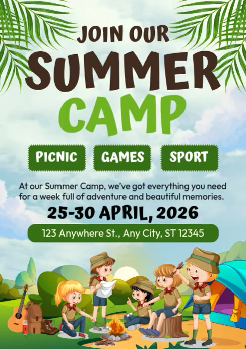 Summer Camp Template | PosterMyWall