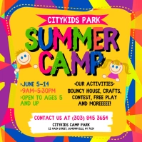 Summer Camp Instagram Post template