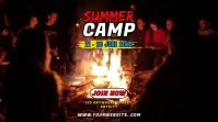 Summer Camp Message Twitter template