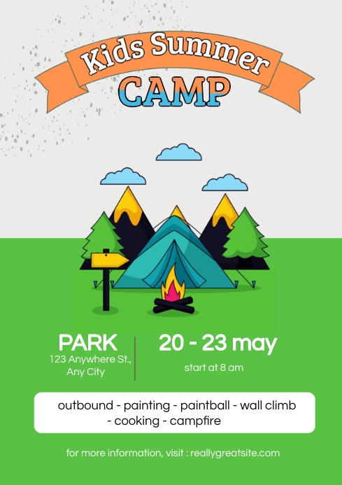 summer camp Template | PosterMyWall
