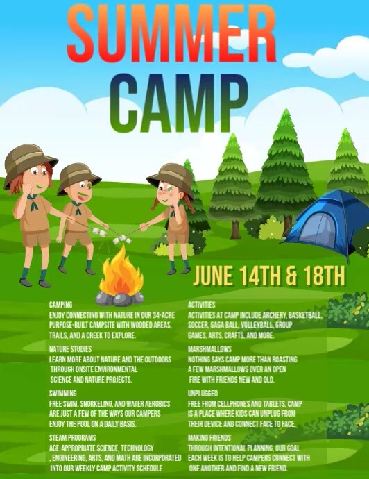 Copy of Summer Camp | PosterMyWall