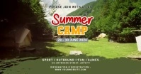 Summer Camp Isithombe Esabiwe ku-Facebook template