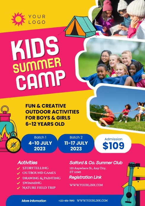 Summer Camp Template | PosterMyWall