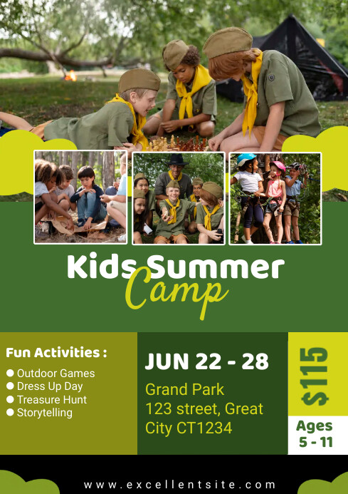 summer camp Template | PosterMyWall