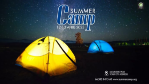 summer camp digital display Affichage numérique (16:9) template