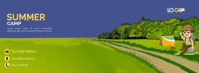 Summer Camp Facebook Cover Ikhava Yesithombe se-Facebook template
