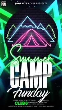 Summer Camp Funday Instagram Story template
