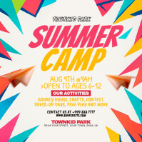 Summer Camp Instagram Post template