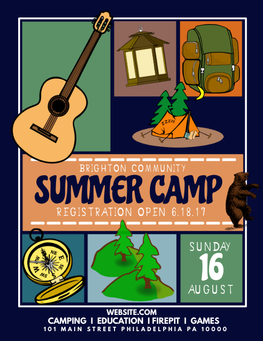 Summer Camp Template PosterMyWall