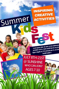 summer camp poster template 6618d797d6f91a96722a103df1c9102c