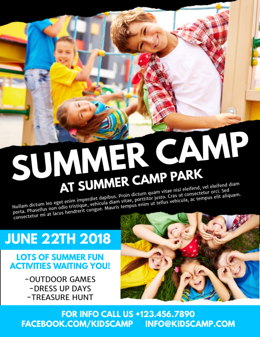Summer Camp Flyer Template PosterMyWall