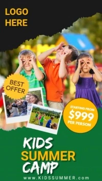 Summer Camp Video Reel Instagram template