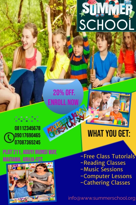 Summer Classes Template | PosterMyWall