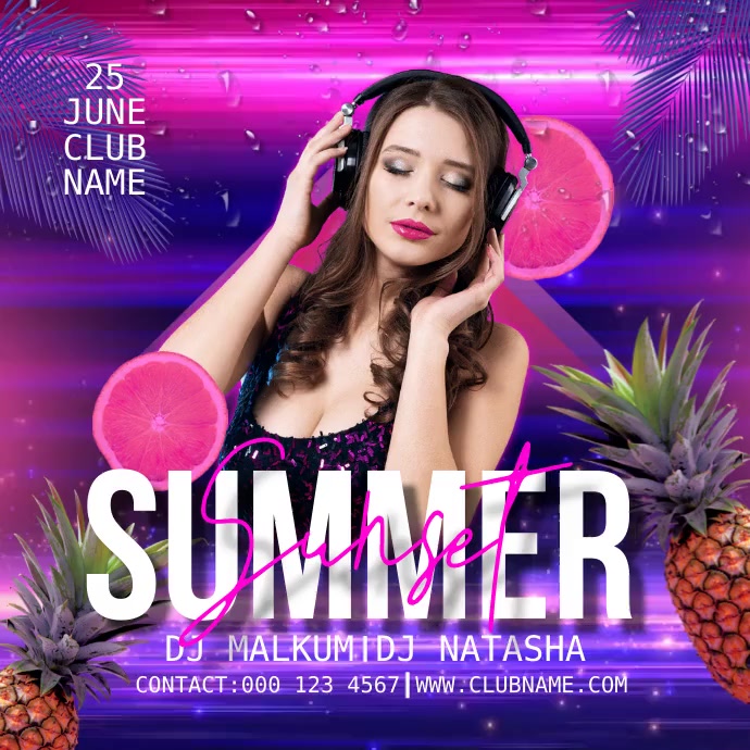 Copy of Summer Club Party | PosterMyWall