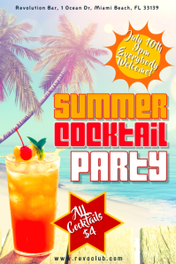 Uber 3 Anpassbare Designvorlagen Fur Cocktail Party Postermywall