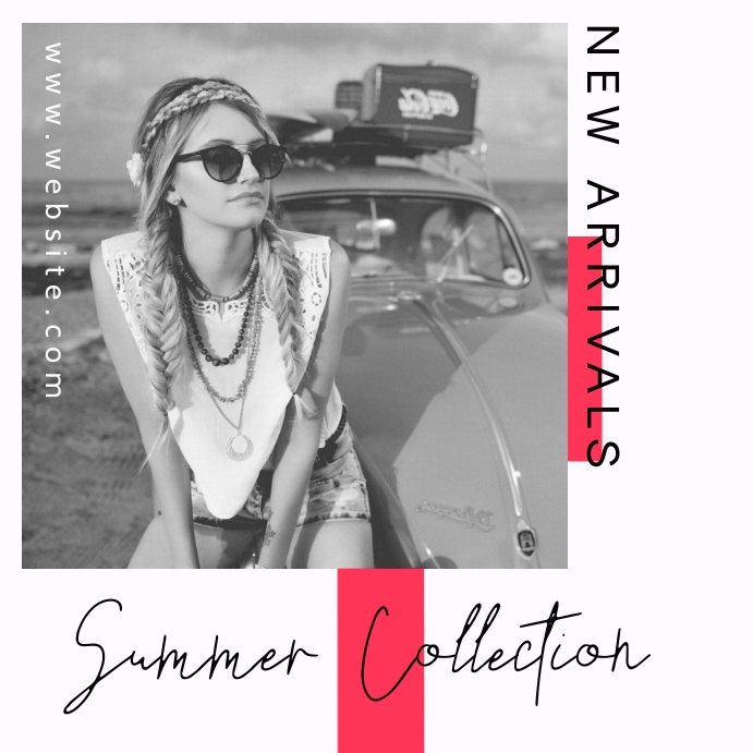 summer collection fashion retail advertisemen Template | PosterMyWall