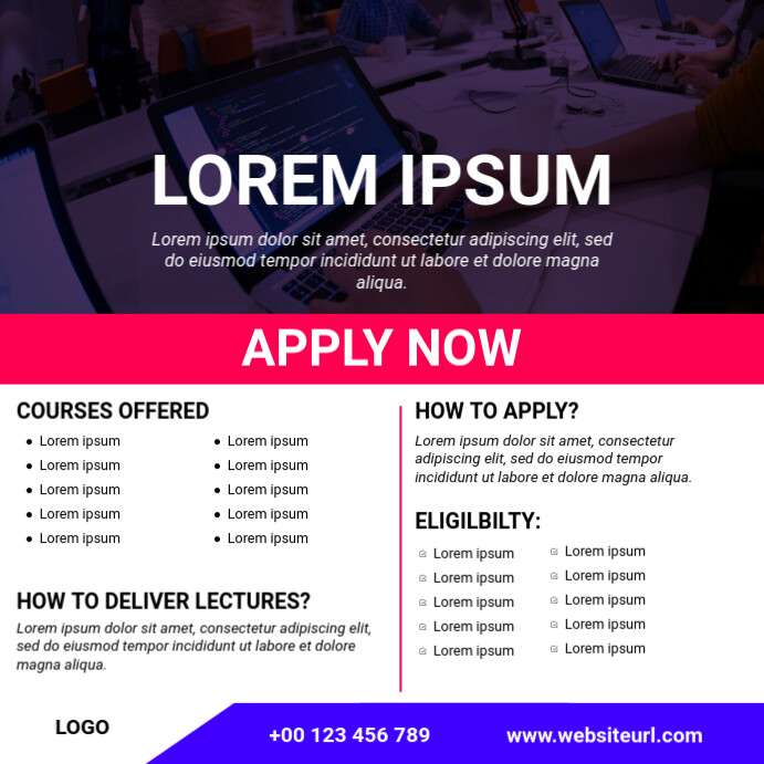 Summer Courses Poster | PosterMyWall