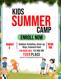SUMMER DAY Flyer (US Letter) template