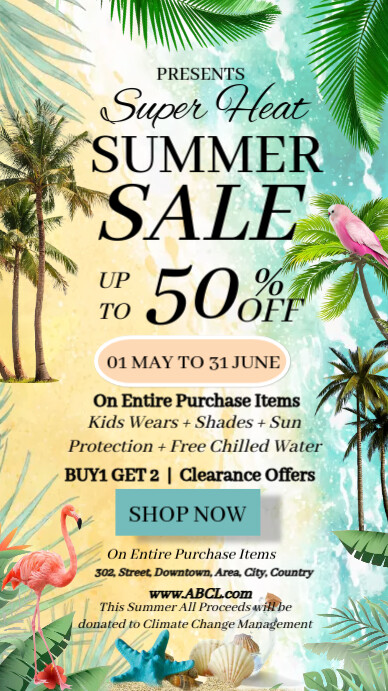 SUMMER Digital Display (9:16) template