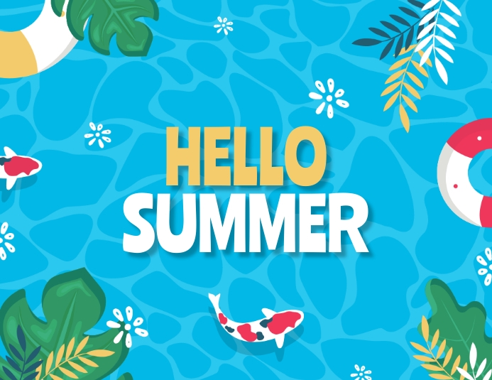 SUMMER Flyer (Letter pang-US) template