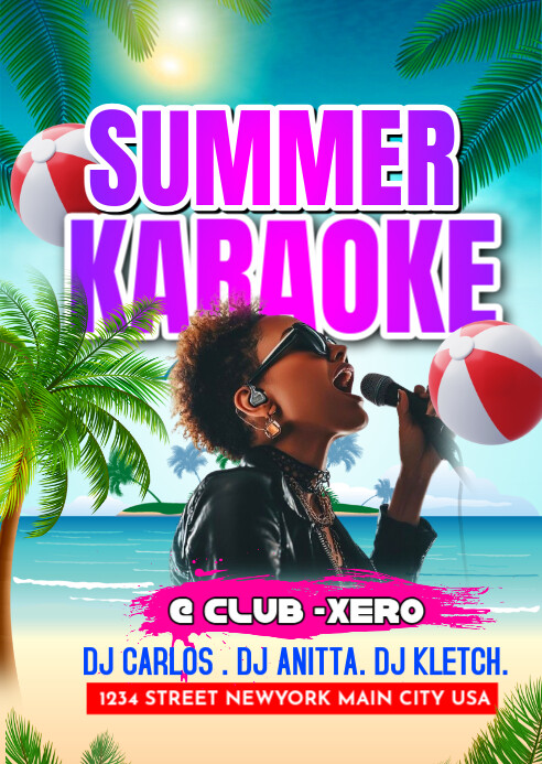 summer A6 template
