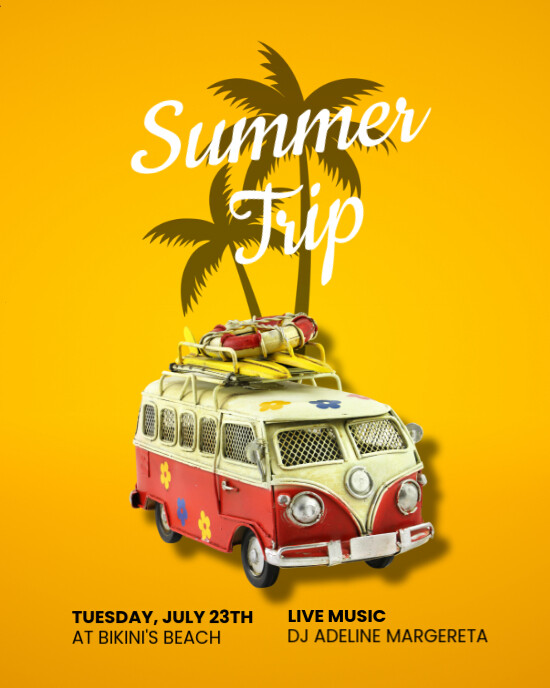 summer Instagram Portrait template