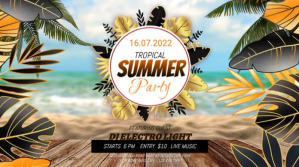 Summer Publicación de Twitter template