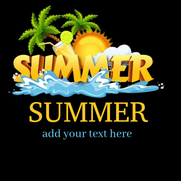 SUMMER 徽标 template