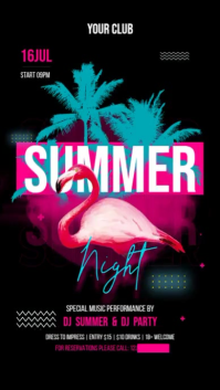 Summer เรื่องราวบน Instagram template