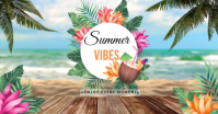 summer Facebook-advertentie template