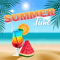 Summer Post Instagram template