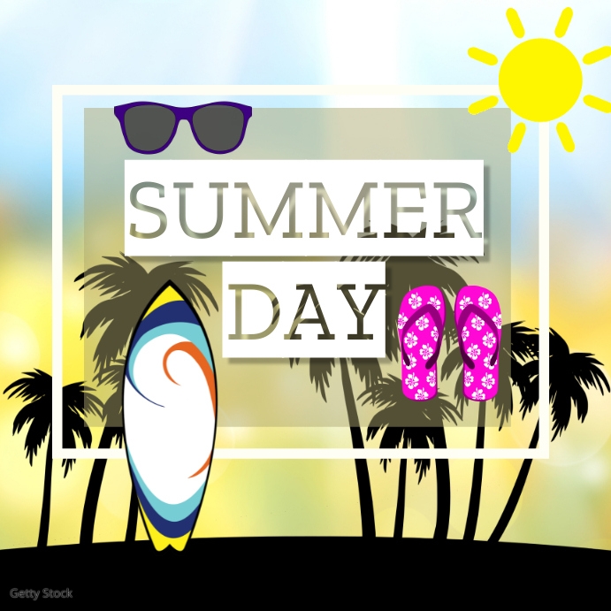 Summer Instagram na Post template