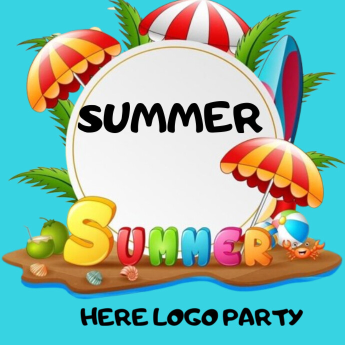 SUMMER 徽标 template
