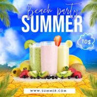 Summer Message Instagram template