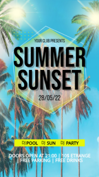 Summer Display Цифровой дисплей (9 : 16) template