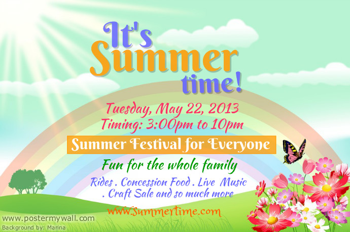 Copy Of Summer Event Flyer Template Copy Of Summer Event Flyer Template