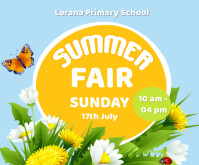 Summer Fair Persegi Panjang Sedang template