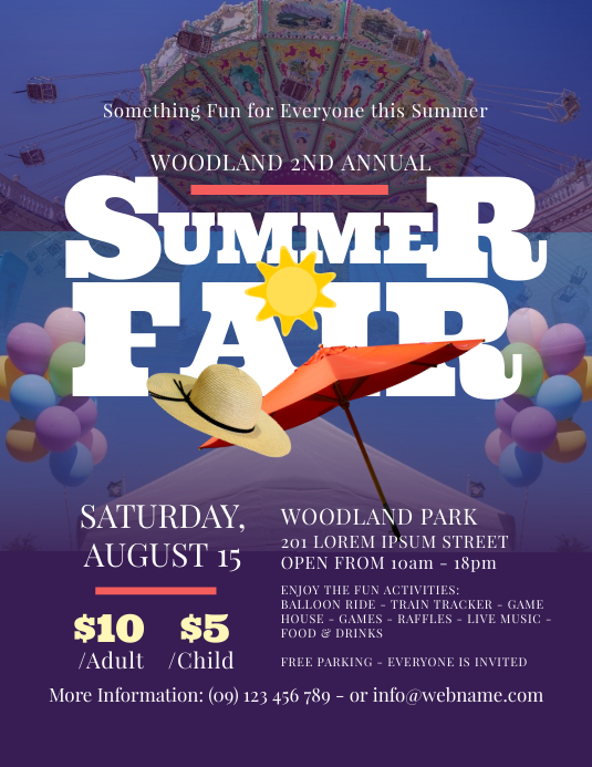 Summer Fair Flyer Template