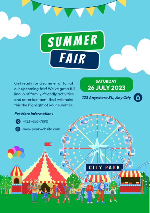 Summer Fair Template PosterMyWall