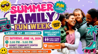 Summer Family Fun Week Festival Уменьшенное изображение YouTube template