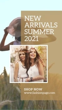 Summer Fashion Insta Story Template