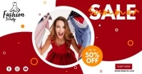 Summer Fashion Sale Immagine condivisa di Facebook template