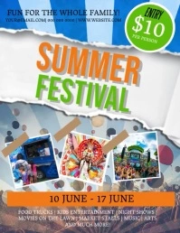 SUMMER Festival Wonderland Flyer Template
