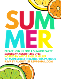 summer bbq flyer