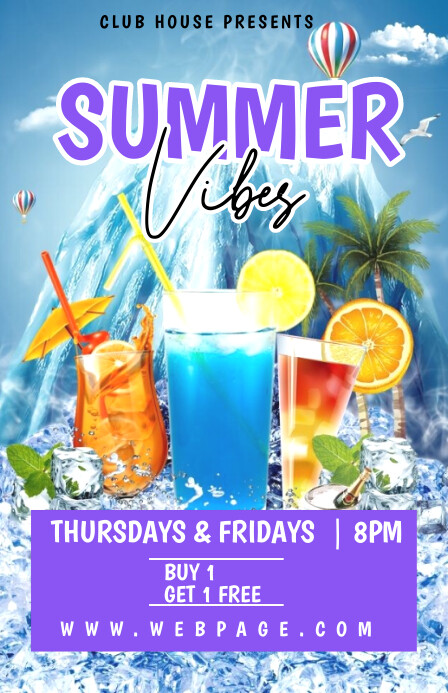 Summer Flyers Template PosterMyWall