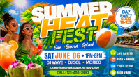 Summer Heat Fest Pool Party Thumbnail sa YouTube template