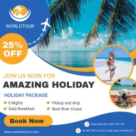 Summer holiday templates Instagram Post