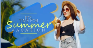 SUMMER HOLIDAY VACATION AD Template Изображение, которым поделились на Facebook