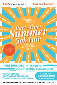 Summer Job Fair Poster Template