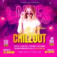 Summer Ladies night 方形(1:1) template